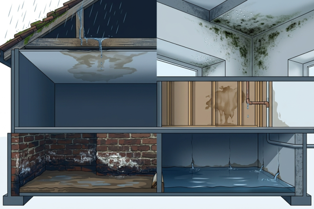 Proč mi vlhne dům? Podrobný průvodce příčinami vlhkého zdiva.