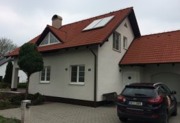 Ostrava, rodinný dům, Snížení vlhkosti v suterénu pomocí metody aktivní drátové elektroosmózy.