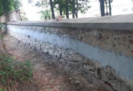 Sanace zámecké parkové zdi – zámek Vsetín.